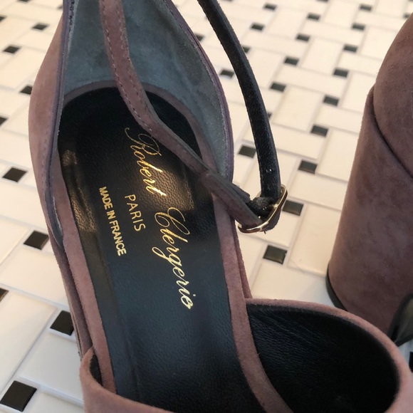 Robert Clergerie mauve/taupe platforms - Picture 2 of 6